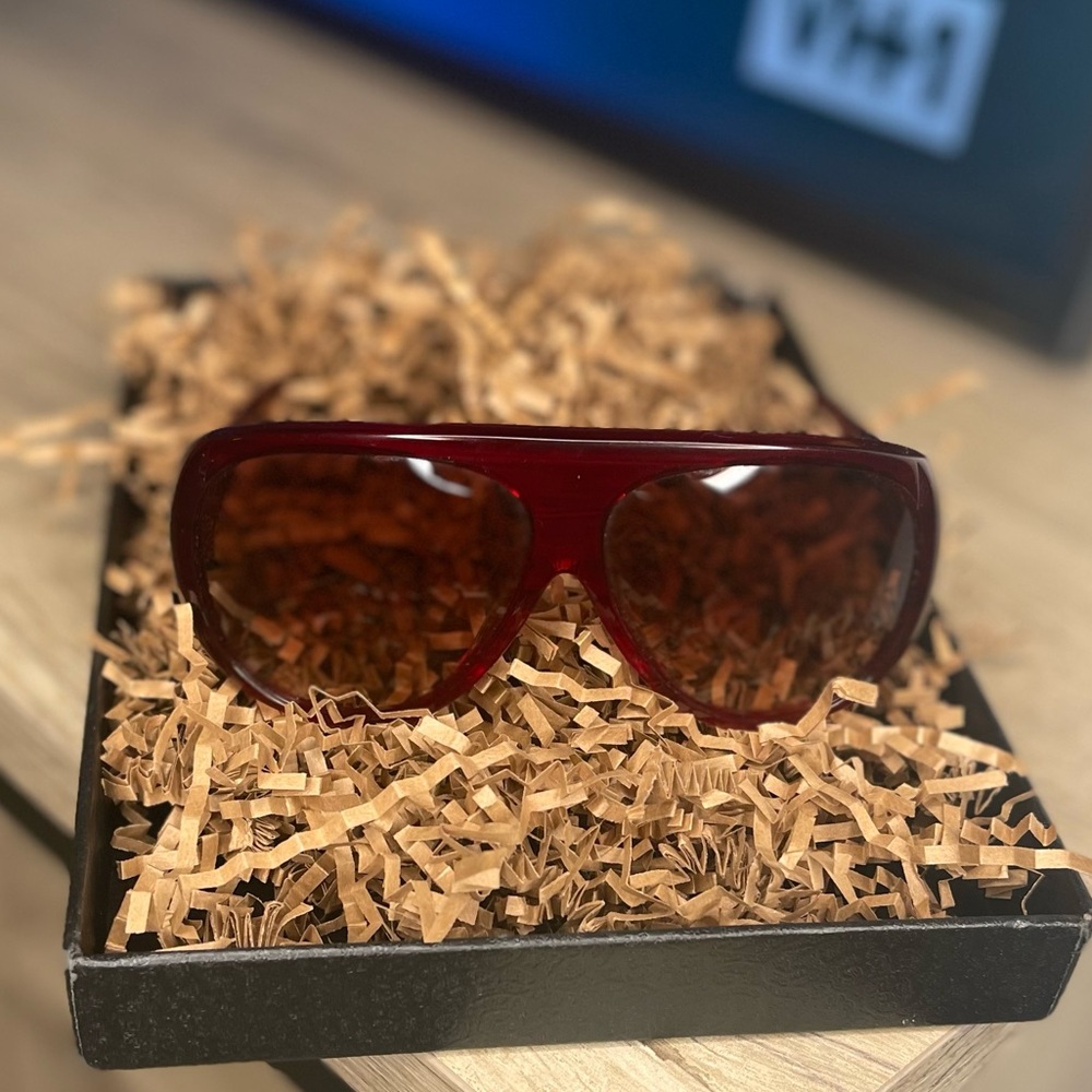 DITA Copious Red Oversized Sunglasses. Do not have original case.